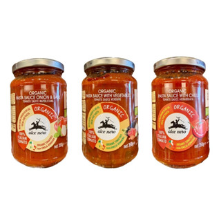 อัลเซ เนโร่ ซอสพาสต้าออแกนิกส์ 350 กรัม Alce Nero Tomato Sauce Organic