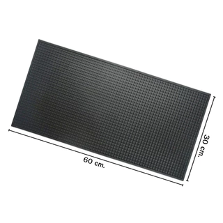 พร้อมส่ง!! Bar Mat แผ่นยางกันลื่นเคาน์เตอร์บาร์ รองแก้วน้ำ (รุ่นหนาพิเศษ)