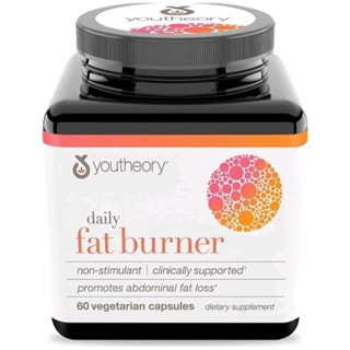 [ของแท้ 100%] YOUTHEORY DAILY FAT BURNER PROMOTES ABDOMINAL FAT LOSS 6O