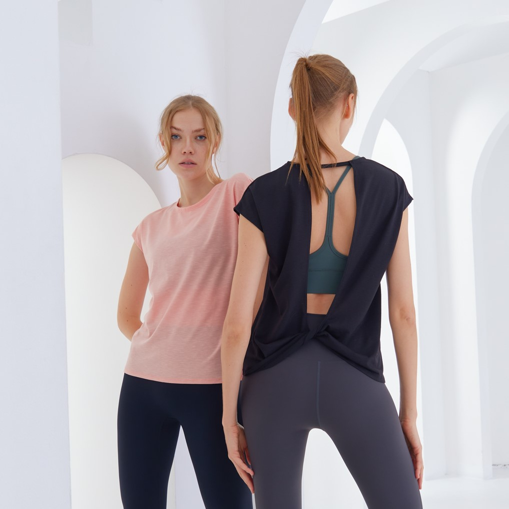 PENNY | Twist Back  Top เสื้อแขนล้ำ หลังทวิส น่ารักๆ ใส่คลุมสปอร์ตบรา *พร้อมส่งจากไทย