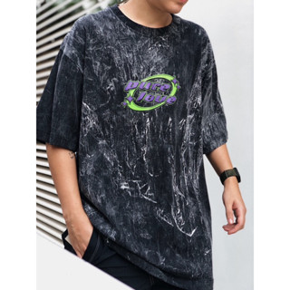 เสื้อยืด Oversize รวมลายผ้าฟอก