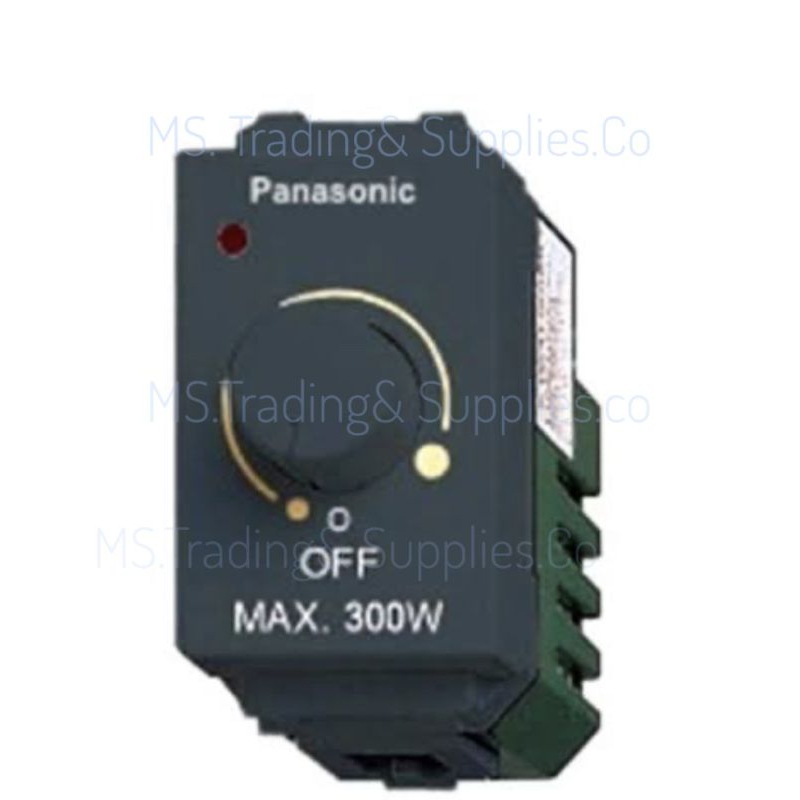 Panasonic WEG57813H Dimmer สวิตช์หรี่ไฟ ดิมเมอร์ WEG57813H สีขาว 300W Panasonic Dimmer Switch Incandescent Low Voltage