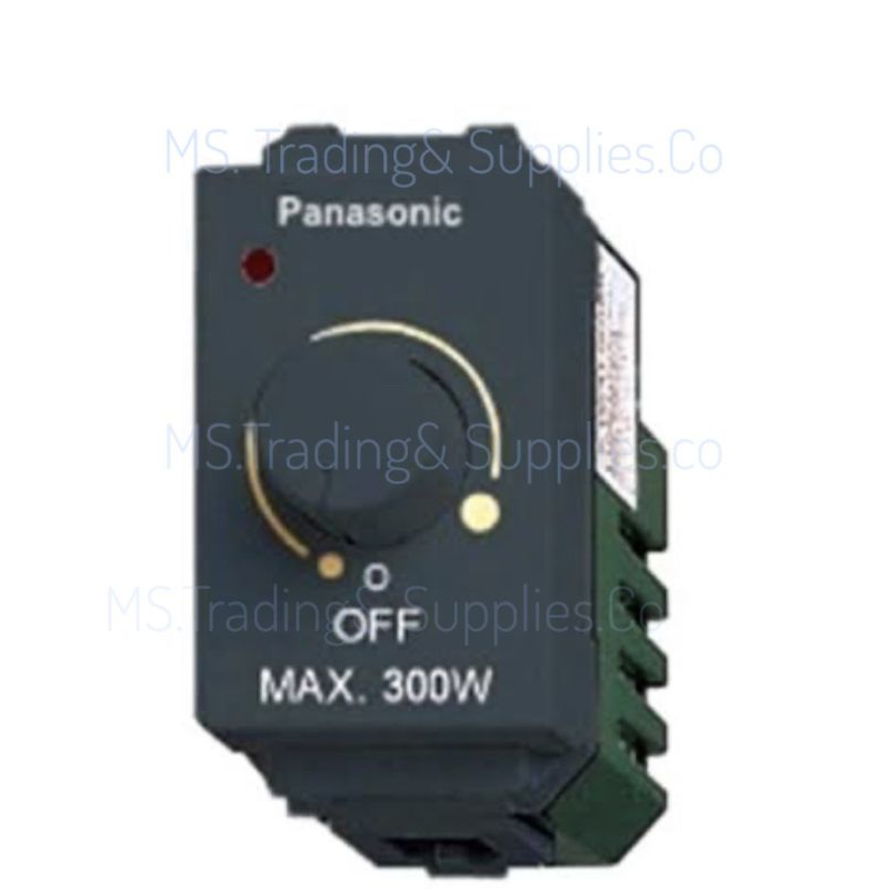 Panasonic WEG57813H Dimmer สวิตช์หรี่ไฟ ดิมเมอร์ WEG57813H สีขาว 300W Panasonic Dimmer Switch Incand