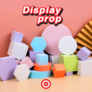 Display prop แท่นวางถ่ายสินค้า พร็อพถ่ายรูป ชั้นวางโชว์สินค้า Cube prop พร้อมส่ง