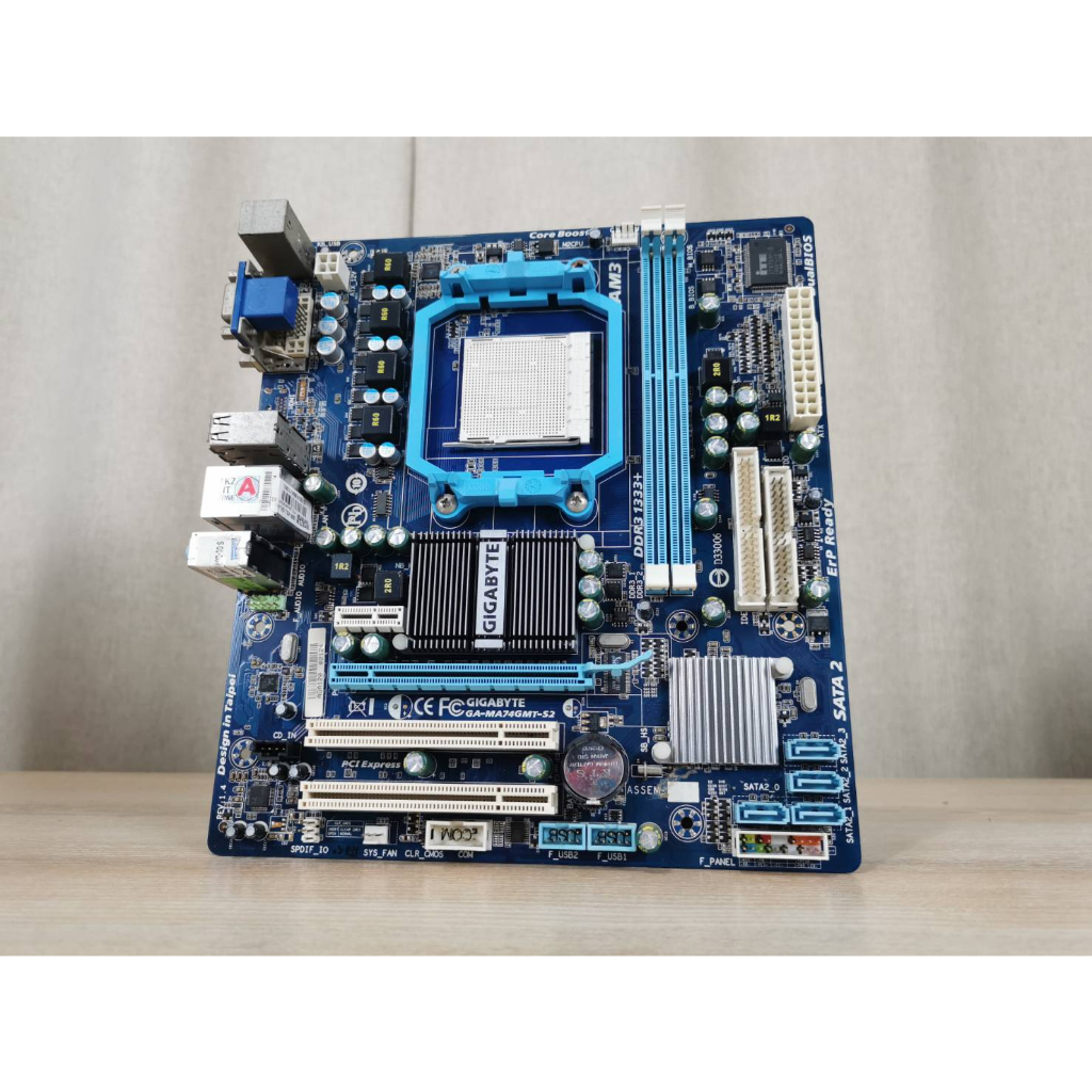 เมนบอร์ด(mainboard) Gigabyte GA-MA74GMT-S2 (socket AM3)  1 month warranty