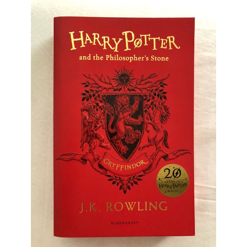 (eng) Harry Potter and the Philosopher’s Stone / แฮร์รี่ พอตเตอร์ เล่ม 1 / ปกกริฟฟินดอร์ ครบรอบ20ปี / หนังสือ book
