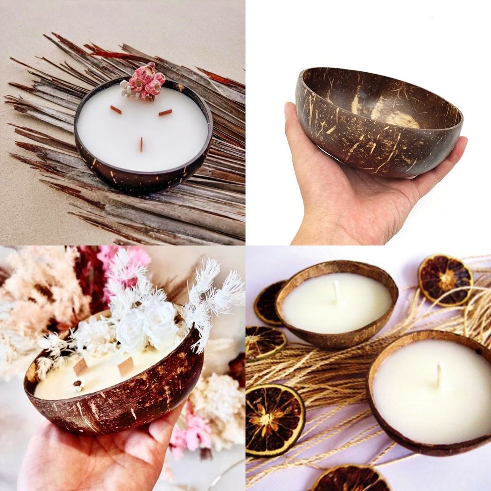 กะลามะพร้าวเปล่า กระทงกะลากะลารำ ทรงเตี้ย 4.00-4.5นิ้ว ขัดเคลือบอย่างดี กะลาลอยกระทง รำกะลา 1 ชิ้น - รูปที่ 5