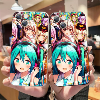 Case vivo Y31 Y21 Y11 Y20s Y93 Y95 V23E เคสไอโฟน 14promax soft TPU Hatsune Miku phone เคส Order Remark Model