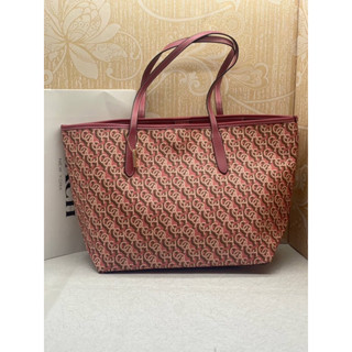 CF342 Coach CITY TOTE WITH SIGNATURE MONOGRAM PRINT