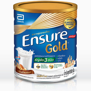 Ensure Gold Plant Based 850g กลิ่นอัลมอนด์ เอนชัวร์ โกลด์ สูตรโปรตีนจากธัญพืช 3 ชนิด