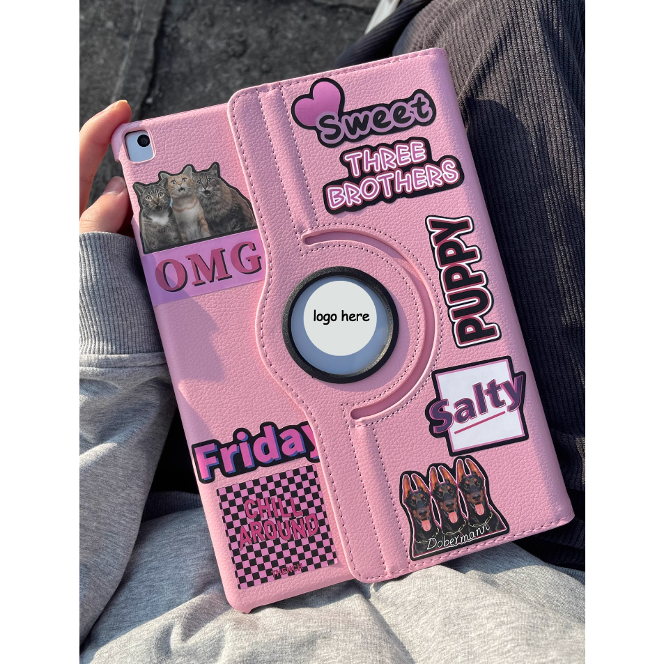 จัดส่งทันที เคสไอแพด หนัง สติกเกอร์เหมือนกัน ย้อนยุคอเมริกันgen10 pro11 gen8 air4 เคส ipad mini7