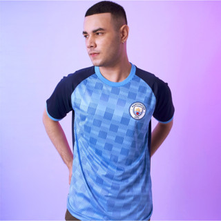 เสื้อคอกลมกีฬาแมนซิตี้ ลิขสิทธิ์แท้ รุ่น MCFC-MT003