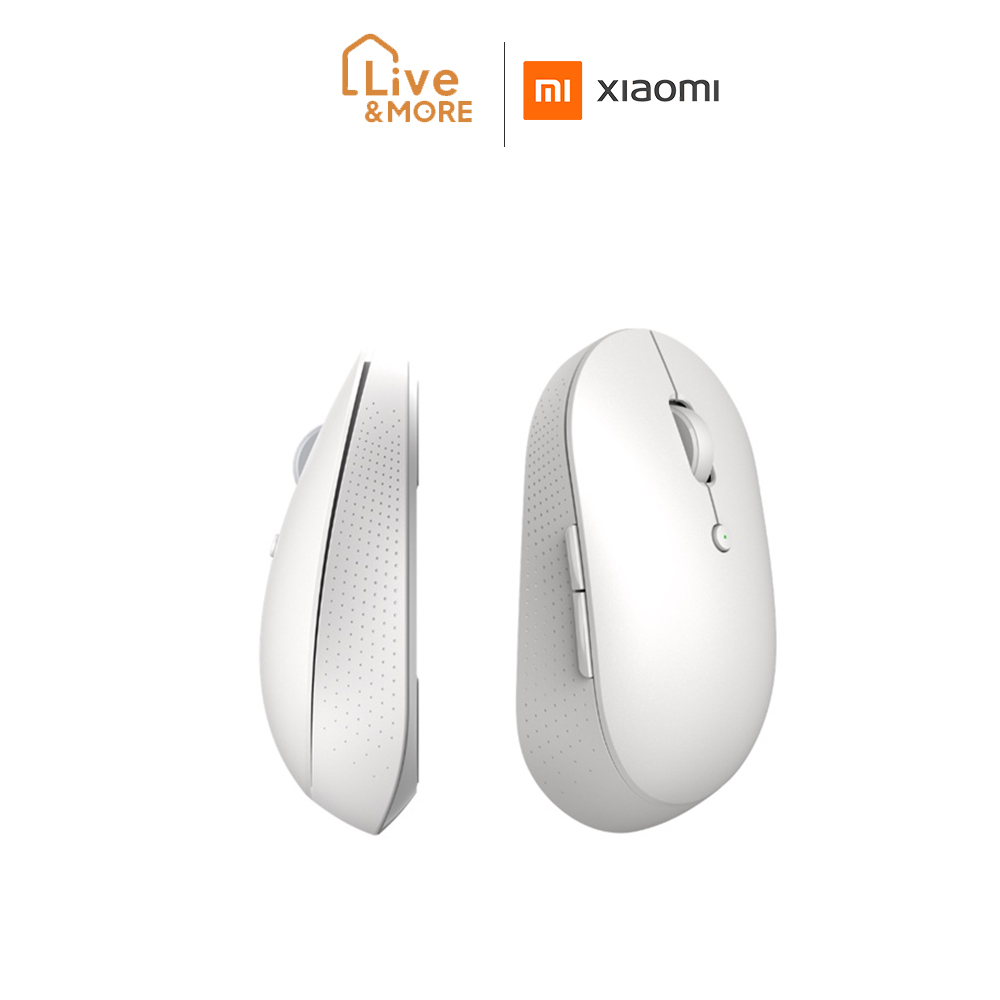 Xiaomi Dual Mode Wireless Mouse (White) เมาส์ไร้สาย รุ่น Mi Silent Edition