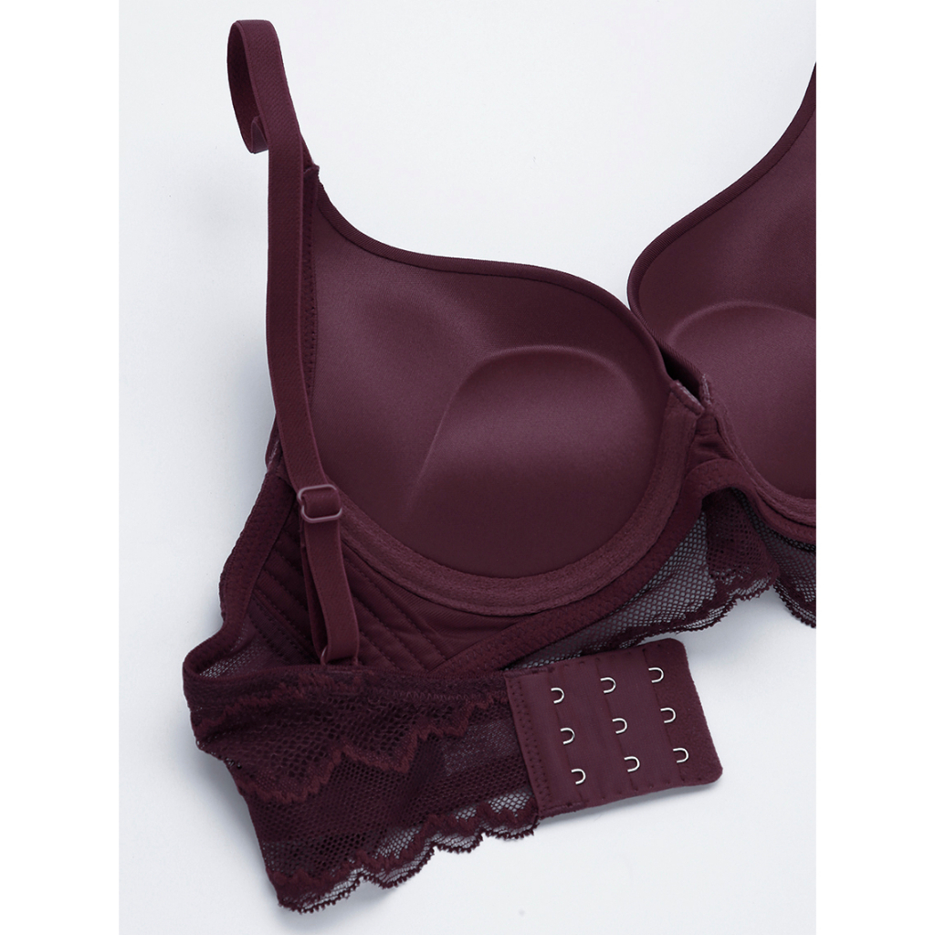Sabina เช็ตชุดชั้นใน (มีโครง) รุ่น Modern V รหัส SBI2118RD+SUI2118RD สีแดงเข้ม — صورة 3