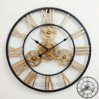 นาฬิกาแขวนผนังเหล็ก INDUSTRIAL LOFT METAL นาฬิกาติดผนัง Wall clock, LOFT WALL CLOCK