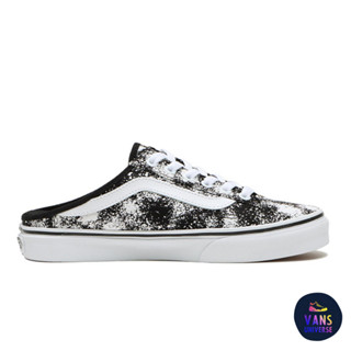 [ของแท้ ส่งฟรี จากไทย] VANS STYLE 36 MULE - (OVERSPRAY) BLACK/TRUE WHITE