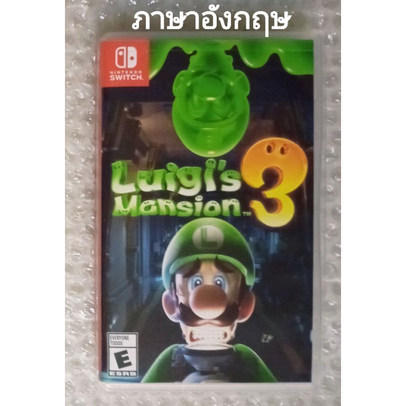 Luigi's Mansion 3 ภาษาอังกฤษ NINTENDO SWITCH ลุยจิ มาริโอ้ Luigi Mario ผี Horror Luigi3 Mansion3 2 4