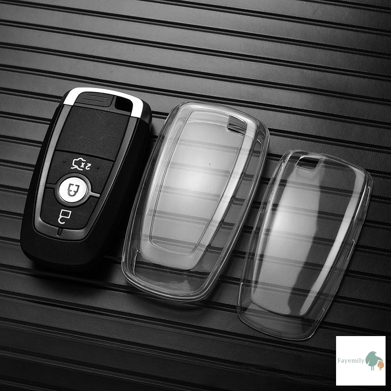 *สินค้าพร้อมส่ง* เคสกุญแจรถยนต์ Ford Ranger/Everest เคสกุญแจรีโมทรถยนต์ เคสกุญแจรถแบบใส Car Key Case TPU เคสกุญแจรถฟอร์ด - รูปที่ 2