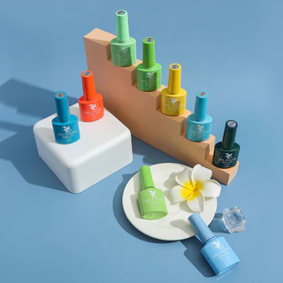 สีเจล สีทาเล็บ GEL POLISH สีขวดน่ารัก สดใส ตามเฉดสีเลย 10 ml.