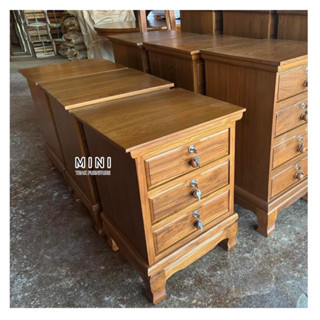 ตู้ลิ้นชักไม้สัก ตู้เอกสาร ตู้เก็บของ ผลิตจากไม้สักเเท้ MINI_TEAK Furniture