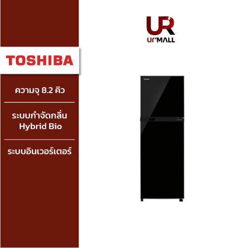 TOSHIBA ตู้เย็น 2 ประตู GR-A28KU(UK) ความจุ 8.2 คิว