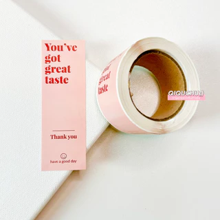 [พร้อมส่ง🇹🇭] สติ๊กเกอร์ปิดผนึก (ม้วน 100 ดวง) มีให้เลือก 4 ลาย