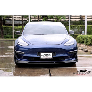 Tesla logo pure carbon 1 ชิ้น สำหรับ Model 3 Model Y