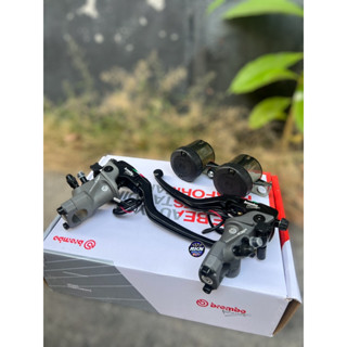 ปั้นบนแต่ง Xmax PCX Nmax Forza AGV และอื่นๆ ปั้มบนRCS/BREMBO กระปุกคู่ งานเทพ 50AAA #ปั้มลอย #ปั้มบน #ปั้มคู่ ✅