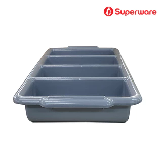 Srithai Superware ถาดเก็บช้อนส้อม สำหรับใส่ เก็บ ช้อน-ส้อม ที่วางช้อน 4 ช่อง รุ่น TR-01