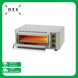 ROLLER GRILL  PIZZA OVENS WITH FIRE STONE เตาอบพิซซ่า เตาอบ เตาไฟฟ้า เตาแบไฟฟ้า เตาอบขนมปัง ROL1-PZ430S