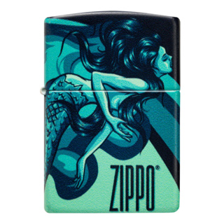 Zippo ไฟแช็กรุ่น 48605  Mermaid Zippo Design ของแท้ รับประกันตลอดชีวิต นำเข้าและจำหน่ายโดยตัวแทนจำหน่าย