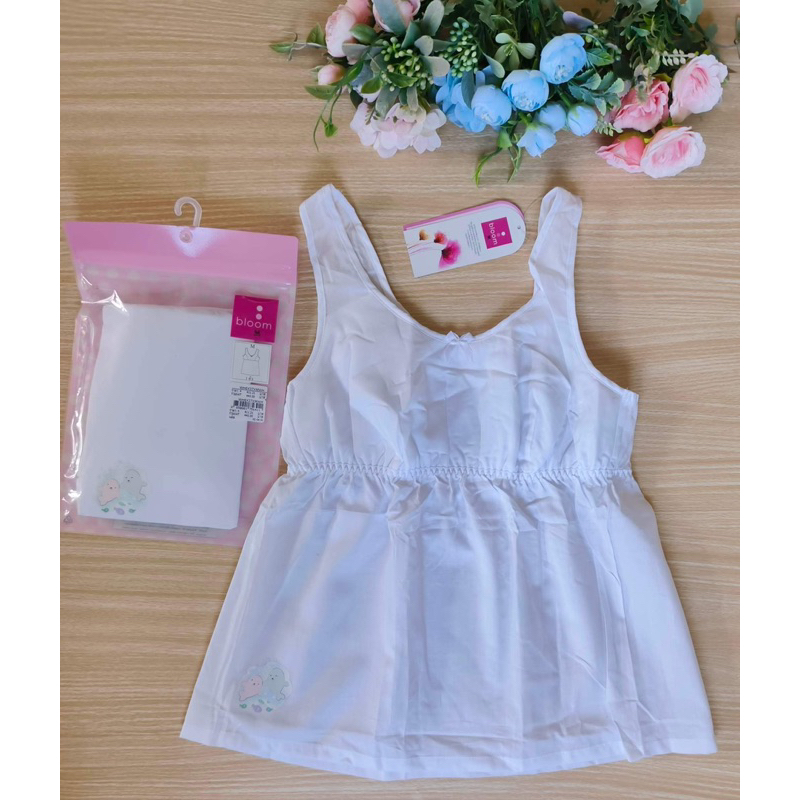 Wacoal WH6X37 bloomเสื้อบังทรงสำหรับเด็กสาว #เสื้อบังทรงกึ่งยกทรงแบบเรียบ ผ้าคอตตอนไม่ยืด