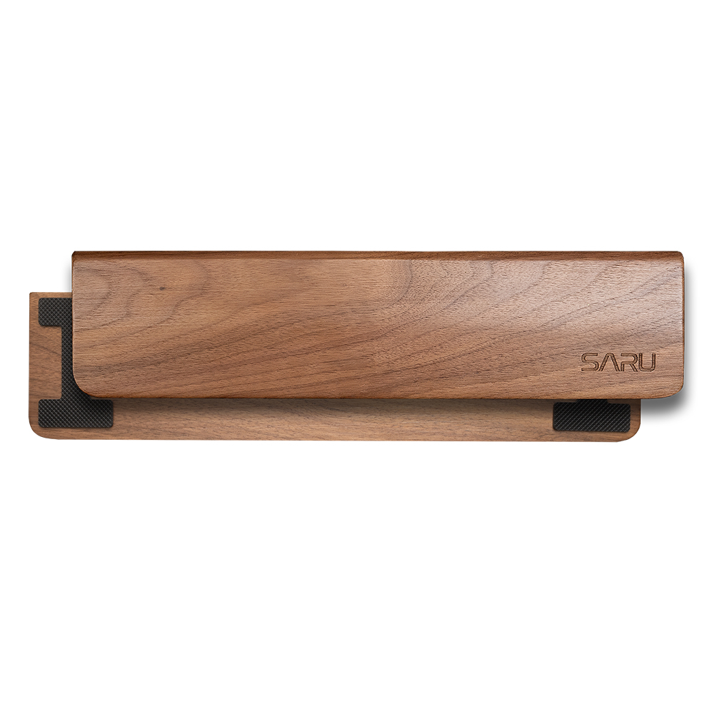 [ประกัน 15วัน] SARU WRIST REST WOOD WRX-75 ที่รองข้อมือ ขัดผิวมาเป็นอย่างดี เพิ่มความสบายในการใช้งานของเหล่าเกมเมอร์