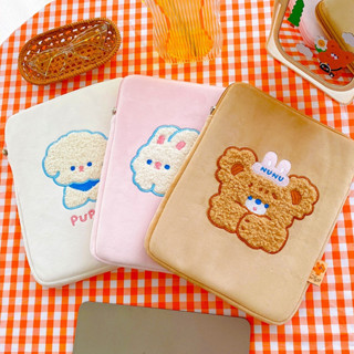 (พร้อมส่ง🌷) Milkjoy bear กระเป๋าไอแพด กระเป๋าipad 9.7 10 11 นิ้ว