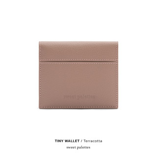 Sweet Palettes กระเป๋าหนังแท้ Tiny Wallet Terracotta