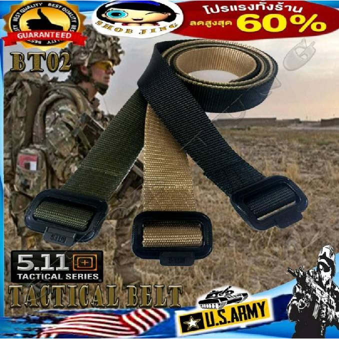 เข็มขัดสนามTactical 5.11/เข็มขัดทหาร Blackhawkมเข็มขัดทธ.หัวอลูมิเนียม/หัวPP ทนทาน เหนียว สายไนล่อน 