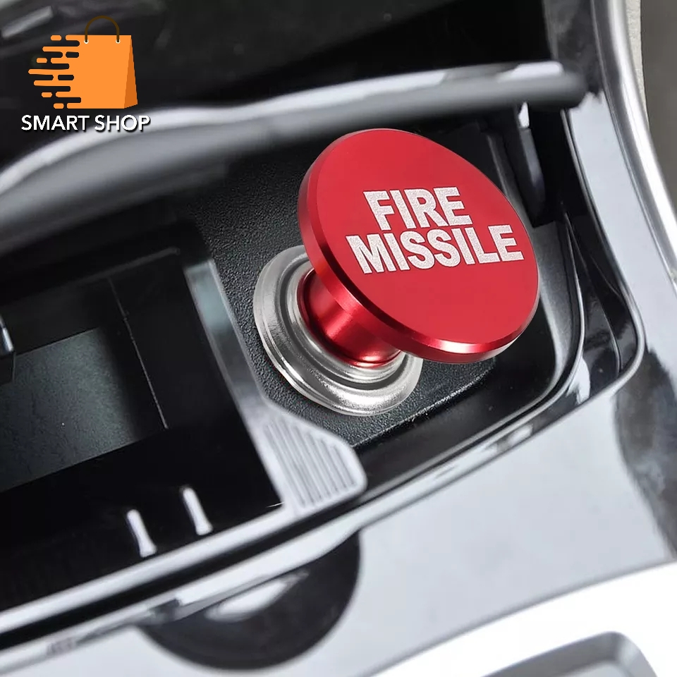 ที่จุดบุหรี่รถยนต์ ที่จุดบุหรี่แบบตกแต่งรถยนต์ โลโก้ Missil , Nitrous พร้อมส่งจากไทย