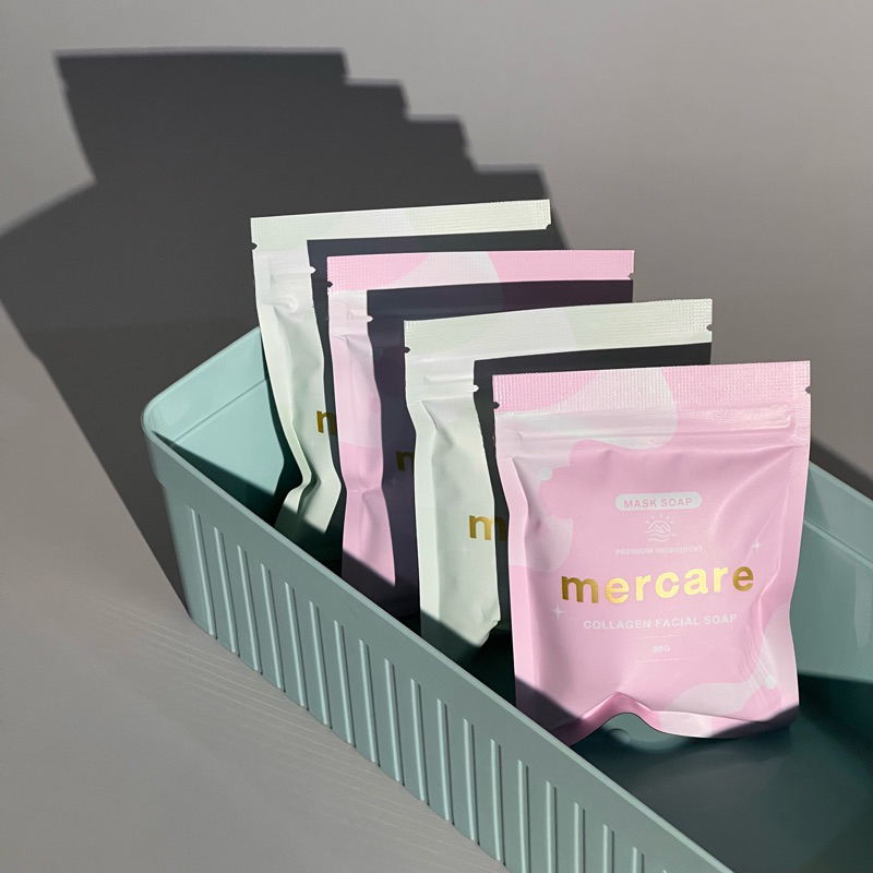 [ดูโอ้ลดสิวลดรอย] สบู่เมอร์เเคร์ Mercare mask soap 30g.