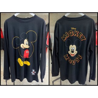 เสื้อแขนยาว ลายMickey mouse สีดำ (MLX-002)