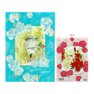 แฟ้ม A4 ลาย La Rose de Versailles (กุหลาบแวร์ซายส์) Pocket แยกใส่เอกสารได้ 2 ช่องซ้ายขวา ช่องลายกุหลาบสวย