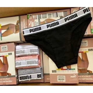 กางเกงชั้นใน ญ. PUMA 4 PK Premium Cotton Stretch Bikini แจ้ง size ทางแชทค่ะ