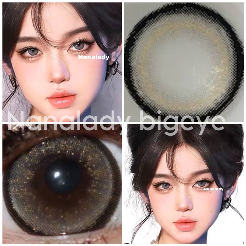 บิ๊กอาย Calla ตาโต Lovely สีเทา สีฟ้า สีน้ำตาล Bigeye gray brown blue lovelylens ขนาดตาโต