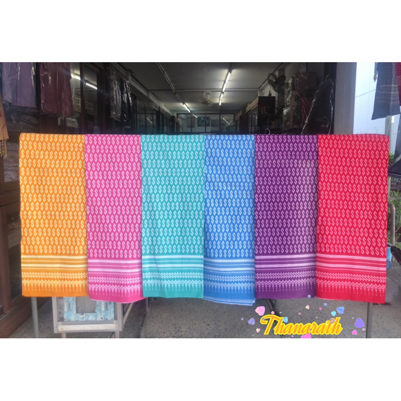 ผ้าลายขอ คอตตอน พิมพ์ลาย,ผ้าพื้นฝ้ายไม่มีลายยังไม่เย็บราคา/1หลา(0.9x1M)ควรสั่ง2หลา Cotton S printed fabric, sewing, yard