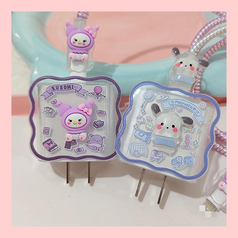 CT-(B) ชุดถนอมสาย+หัวชาร์จ ใช้กับหัว18w/20wของไอโฟนเท่านั้น สินค้าพร้อมส่ง**อ่านรายะเอียดก่อนสั่ง**