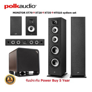 POLK AUDIO MONITOR  XT70 + XT 35 + XT20 + HTS10  SET