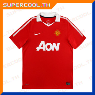 Manchester United 2010/11 Home Aon Jersey เสื้อแมนยูย้อนยุคAon เสื้อแมนยูคอปก