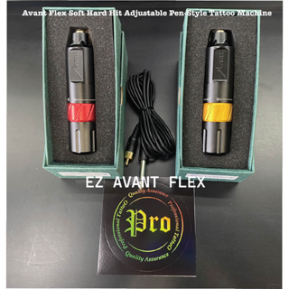 เครื่องสักปากกา EZ Avant Flex Soft Hard Hit Adjustable Pen-Style Tattoo Machine