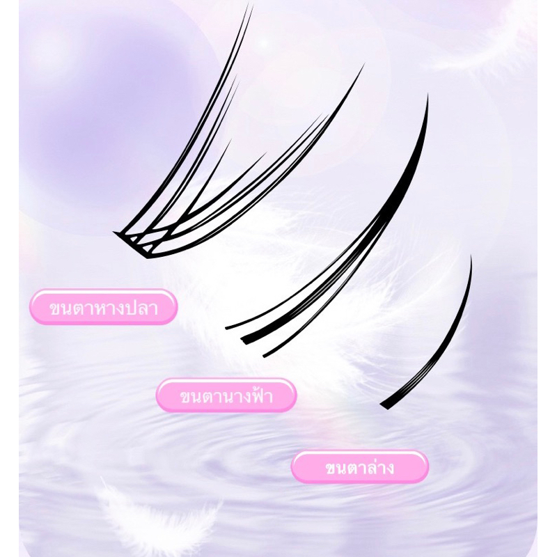 🇹🇭สินค้าพร้อมส่ง🦄ชุดต่อขนตาชั่วคราวขนตาบาร์บี้สุดแบ๊ว เบาบางไม่หนักตา ขนตาปลอม ขนตาขนมิ้งค์ ขนตาต่อเอง ขนตา ขนตาตัวY - รูปที่ 3