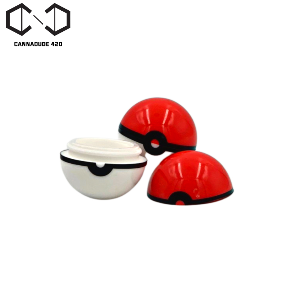 กระปุกซีลีโคน Silicone Jar Pokeball Style 5ML  สำหรับบรรจุของเหลว บรรจุน้ำมัน ออย E16