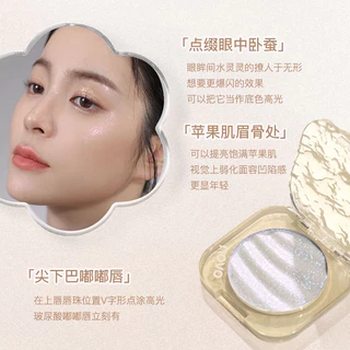 5833 眼 (ใหม่/แท้) NOVO ไฮไลท์ เม็ดสีแน่น ไฮไลทหน้าโกลด์ หน้าฉ่ำ มีมิติ เม็ดสีแน่น ติดทนนาน Highlight